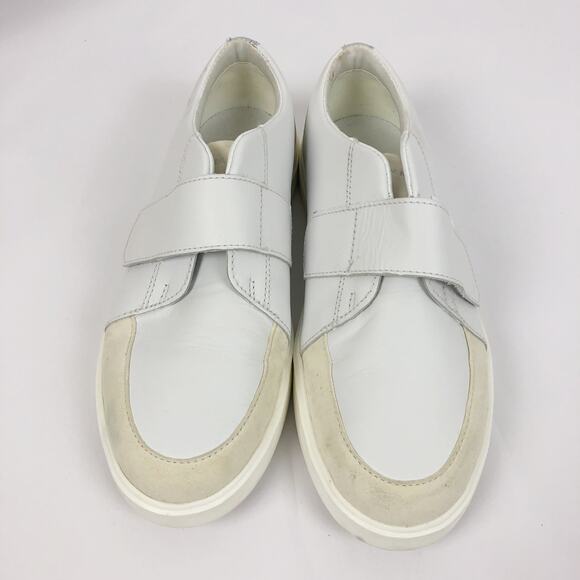 Cole Haan Men Grand Crosscourt City Sneakers US 9 White Leather Monk Strap GUC main image 10